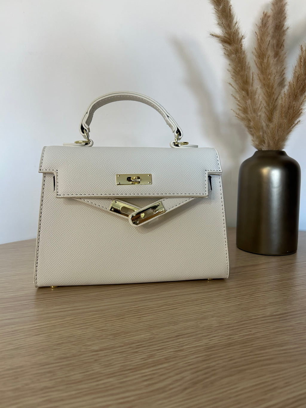 Sac kelly (boucles dorées)